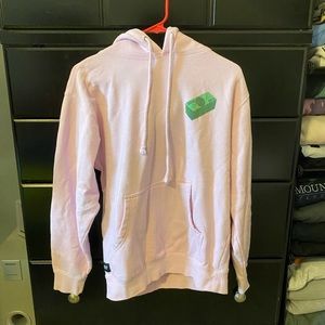 pink men’s large rip n dip hoodie